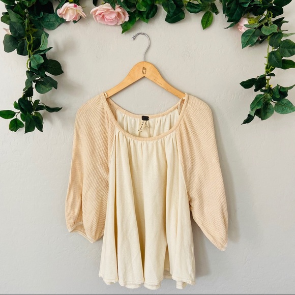 We The Free Tops - We The Free Large Cotton Oversized Top